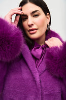 Faux Fur Sweater Coat - Empress