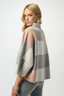 Plaid Jacquard Top - Rose/multi