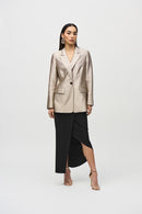 Asymmetrical Pullon Skirt - Black