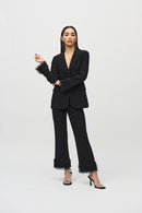 Novelty Straight Blazer - Black