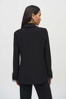 Novelty Straight Blazer - Black