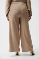 Sequined Culotte Trousers - Fawn