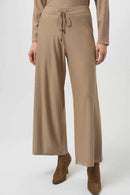 Sequined Culotte Trousers - Fawn