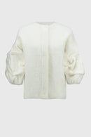 Puff Sleeve Jacket - Vanilla