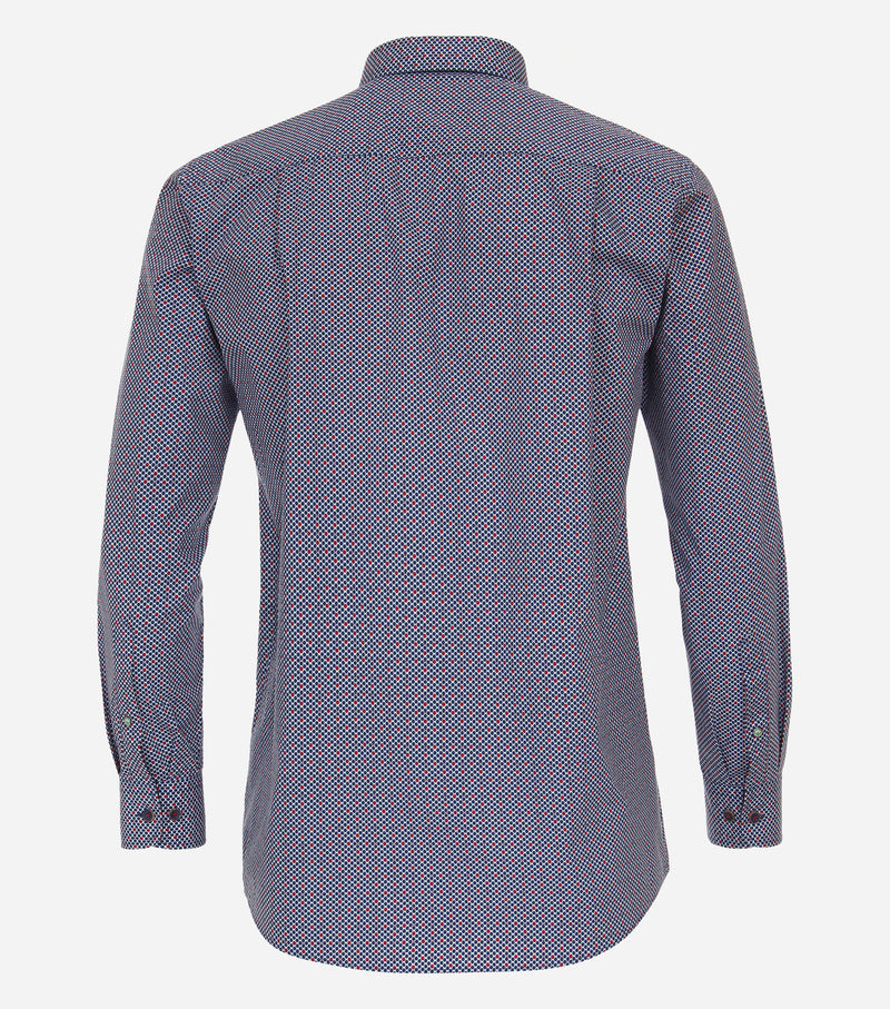 Comfort Fit Print Shirt - Red