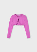 Basic Knit Bolero - Orchid