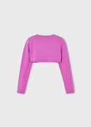 Basic Knit Bolero - Orchid