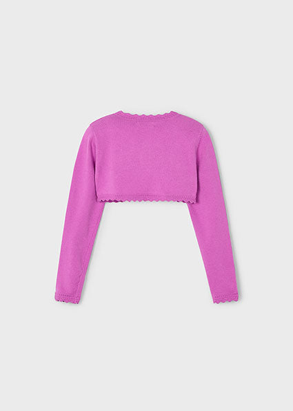 Basic Knit Bolero - Orchid