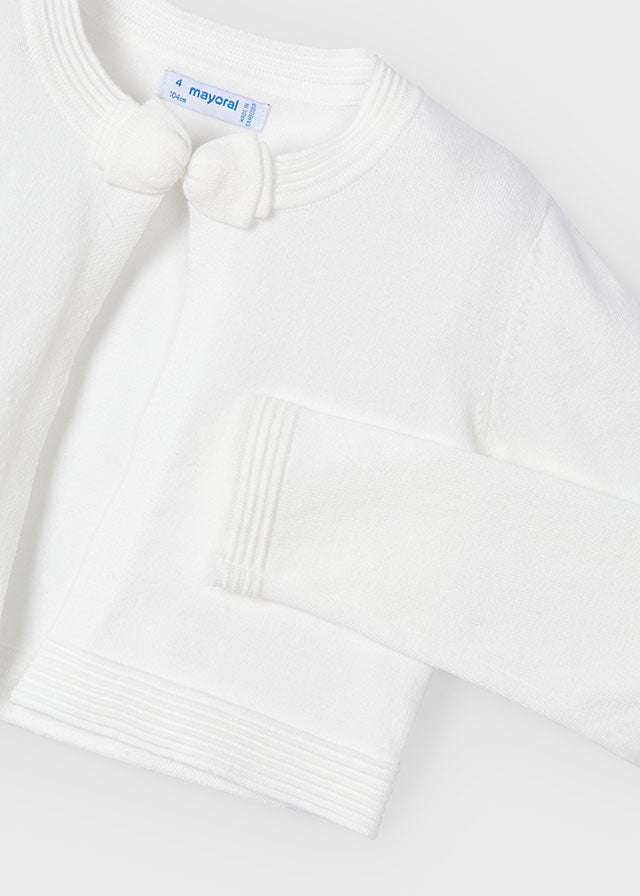 Basic Knitted Cardigan - Natural