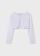 Basic Knit Cardigan - White
