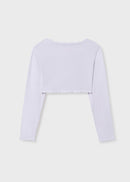 Basic Knit Cardigan - White