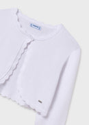 Basic Knit Cardigan - White