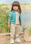 Cargo Long Trousers - Sepia