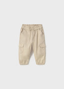 Cargo Long Trousers - Sepia