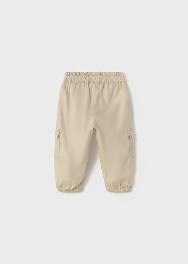 Cargo Long Trousers - Sepia