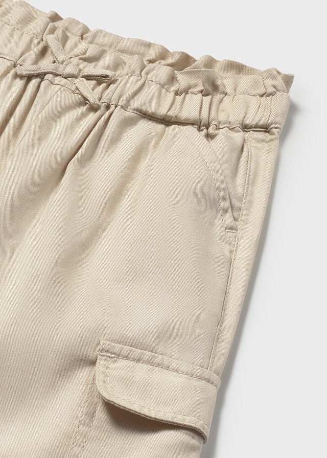 Cargo Long Trousers - Sepia