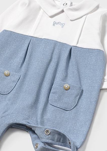 Long Bodysuit - White/rivier