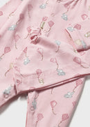 Long Onesie With Hat - Baby Rose