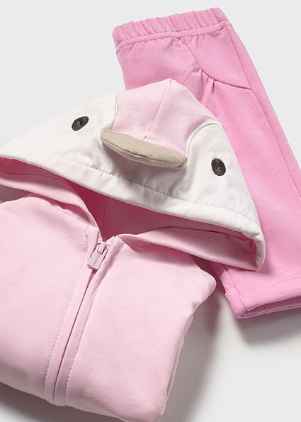 Tracksuit With Hoodie - Bubble Gum