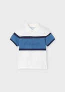 Short Sleeve Polo - Cream/regatta
