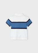 Short Sleeve Polo - Cream/regatta