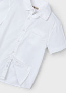 Short Sleeve Buttondown Shirt - White