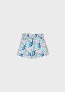 Patterned Short Trouser - Mint