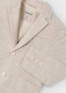 Linen Blazer - Sand