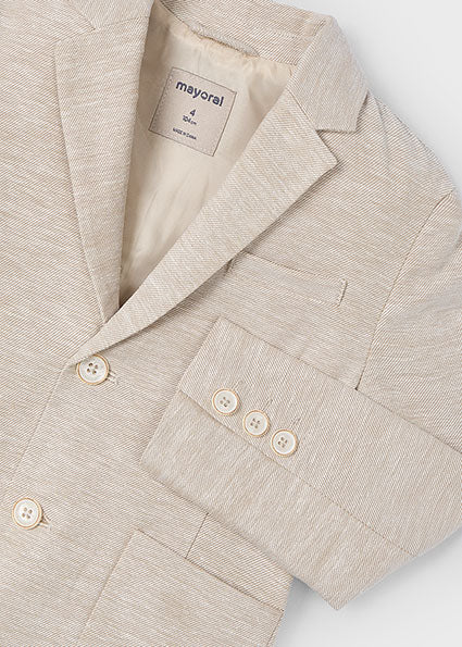Linen Blazer - Sand