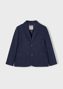Linen Blazer - Navy