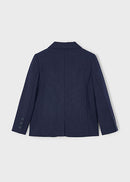 Linen Blazer - Navy