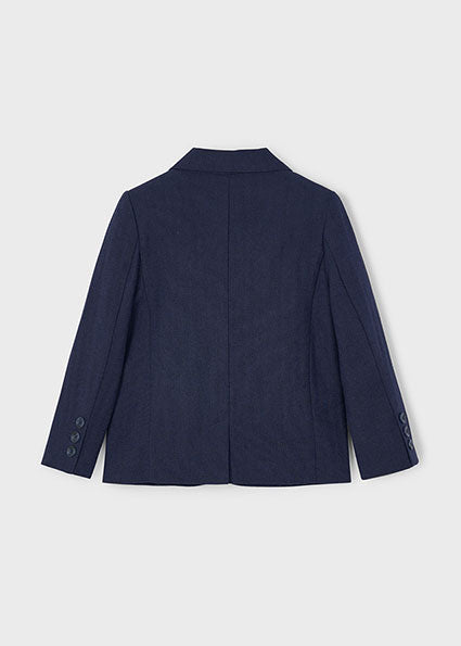 Linen Blazer - Navy