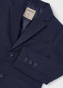 Linen Blazer - Navy