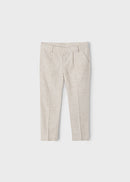 Linen Suiting Trousers - Sand