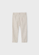 Linen Suiting Trousers - Sand