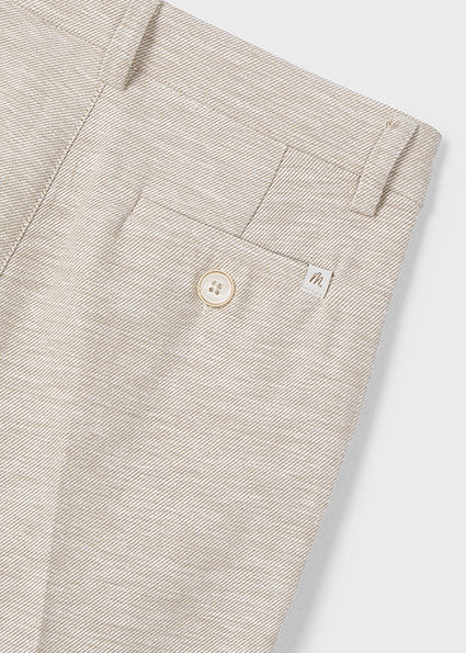 Linen Suiting Trousers - Sand