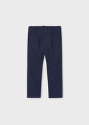 Linen Suiting Trousers - Navy