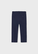 Linen Suiting Trousers - Navy