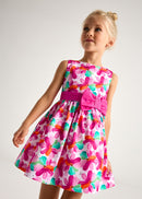 Printed Dress - Magenta
