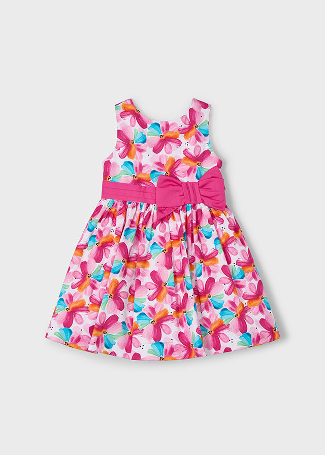 Printed Dress - Magenta