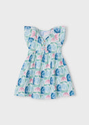 Printed Dress - Mint