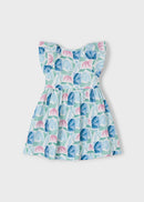 Printed Dress - Mint