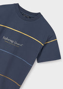 Stripes Short Sleeve T-Shirt - Midnight