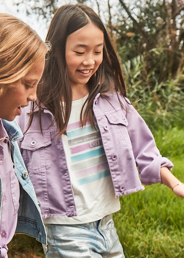 S/S Printed T-Shirt - Natural