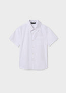Short Sleeve Dress Shirt - White