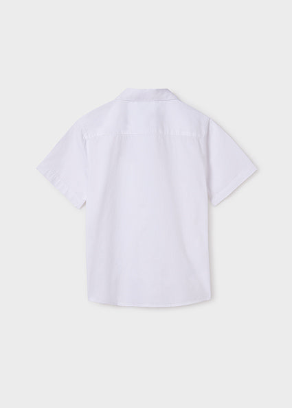 Short Sleeve Dress Shirt - White