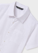 Short Sleeve Dress Shirt - White