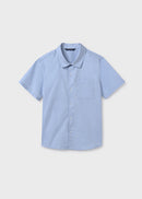 Short Sleeve Dress Shirt - Sky Blue