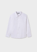 Long Sleeve Dress Shirt - White