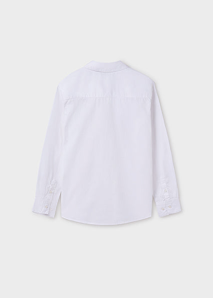 Long Sleeve Dress Shirt - White